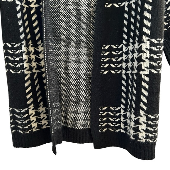 Entro Anthropologie Long Knit Cardigan Open Front Winter Sweater Small - Picture 6 of 15